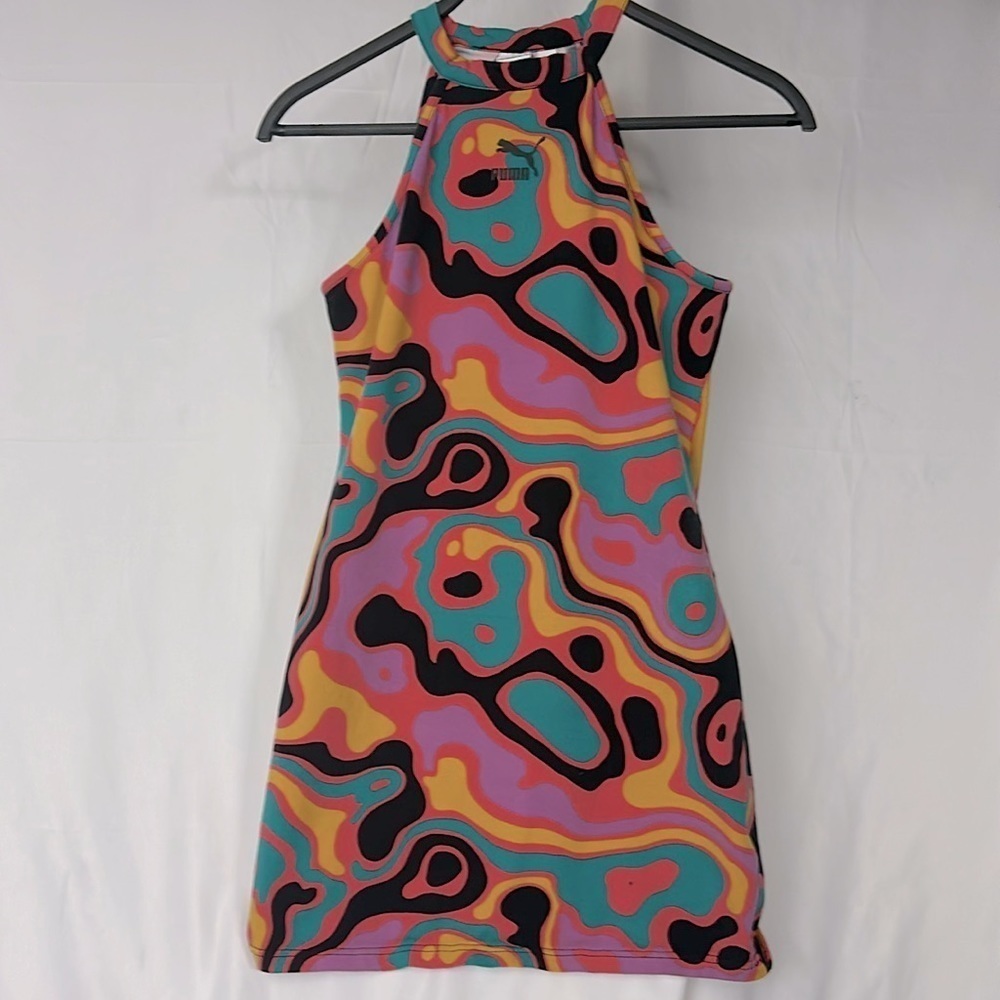 Women’s Puma Lava AOP Dress - Size Large - Picture 3 of 6